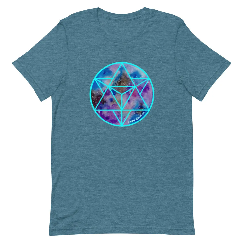 Celestial Merkabah (Cyan) Unisex Tee