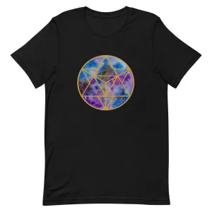 Celestial Merkabah (Gold) Unisex Tee