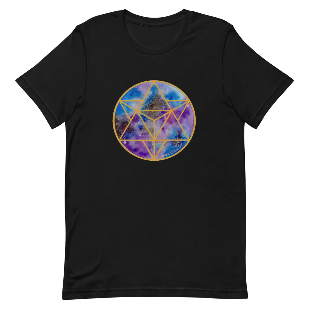 Celestial Merkabah (Gold) Unisex Tee