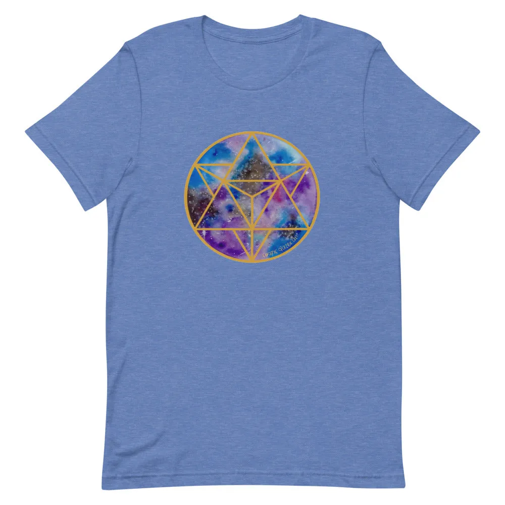 Celestial Merkabah (Gold) Unisex Tee