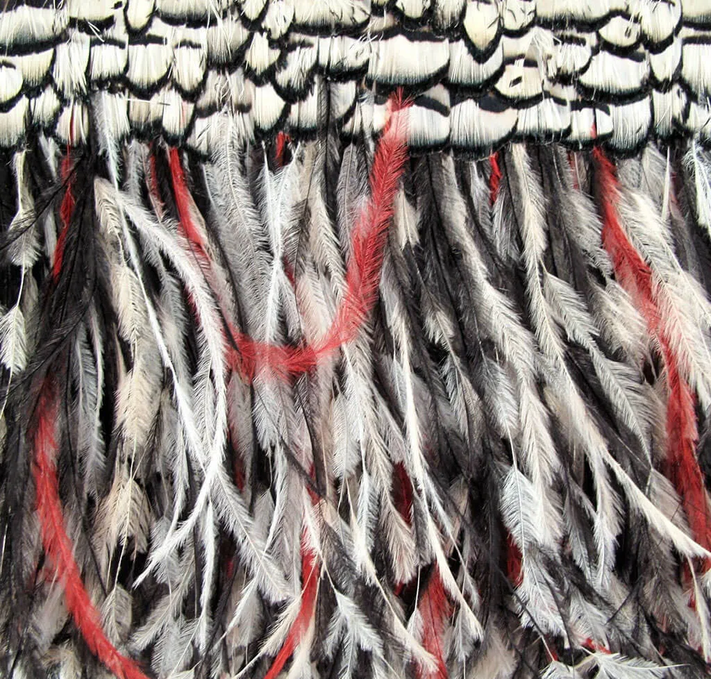 Chanel Shoulder Bag Multicolor Ostrich Feather