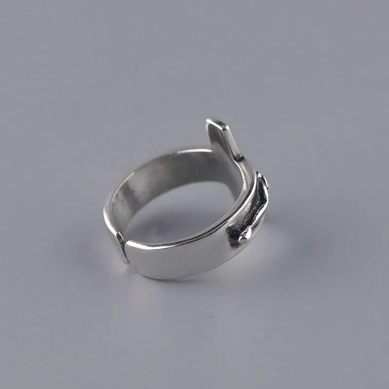 Christian Jesus Cross Ring Open Ring