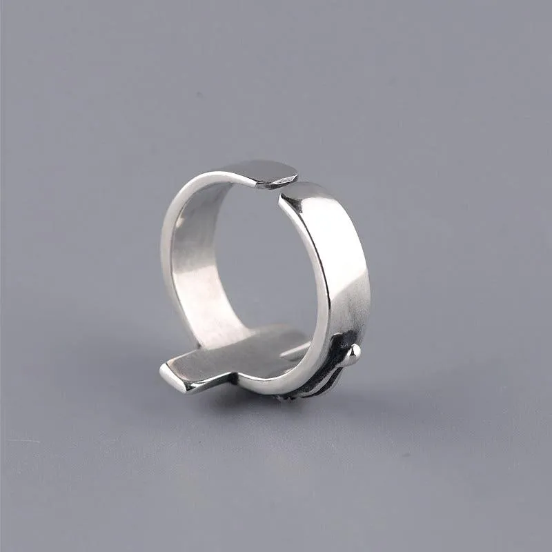 Christian Jesus Cross Ring Open Ring