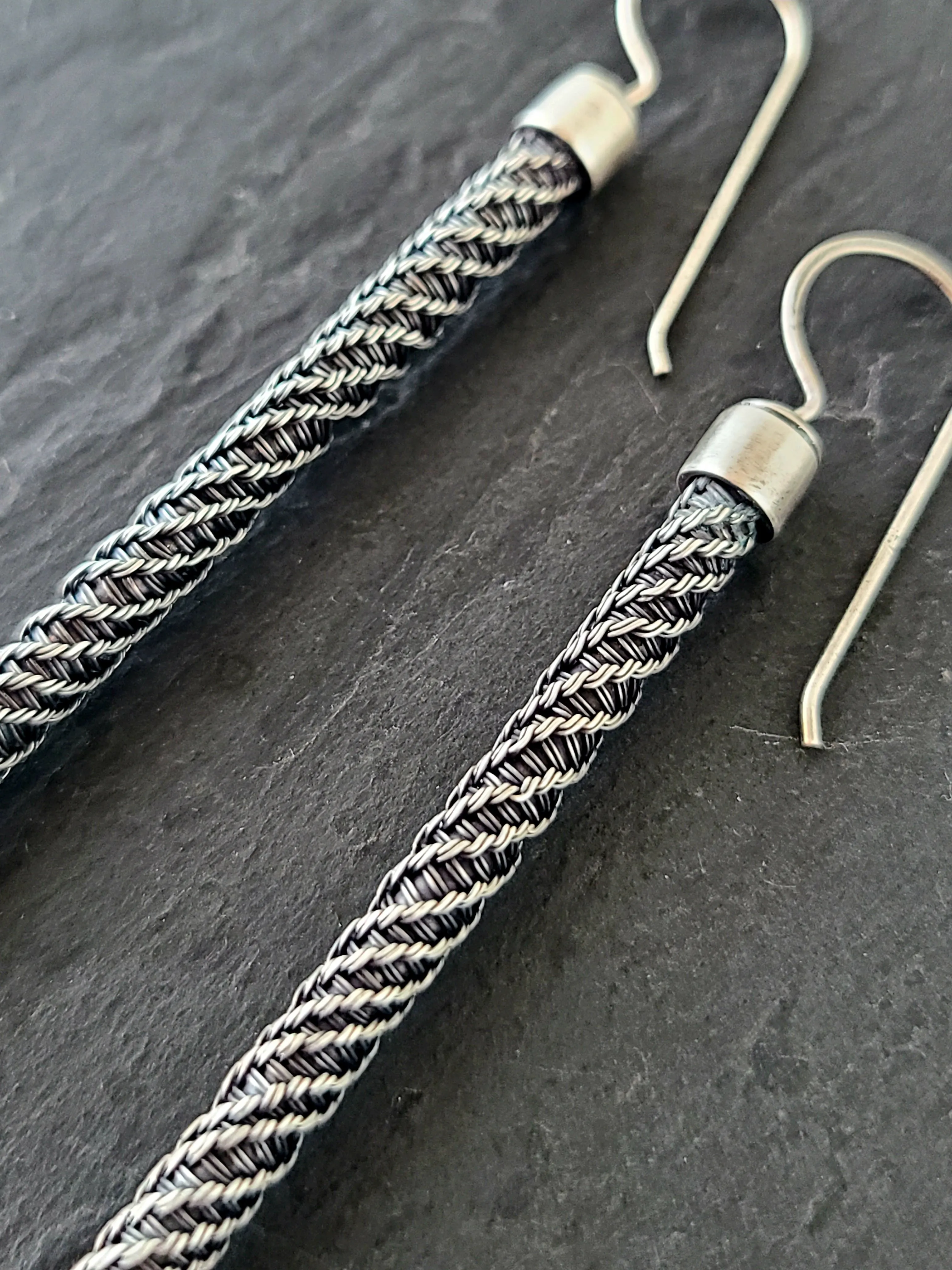 Column Earrings-Helix II