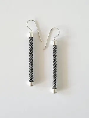 Column Earrings-Helix II