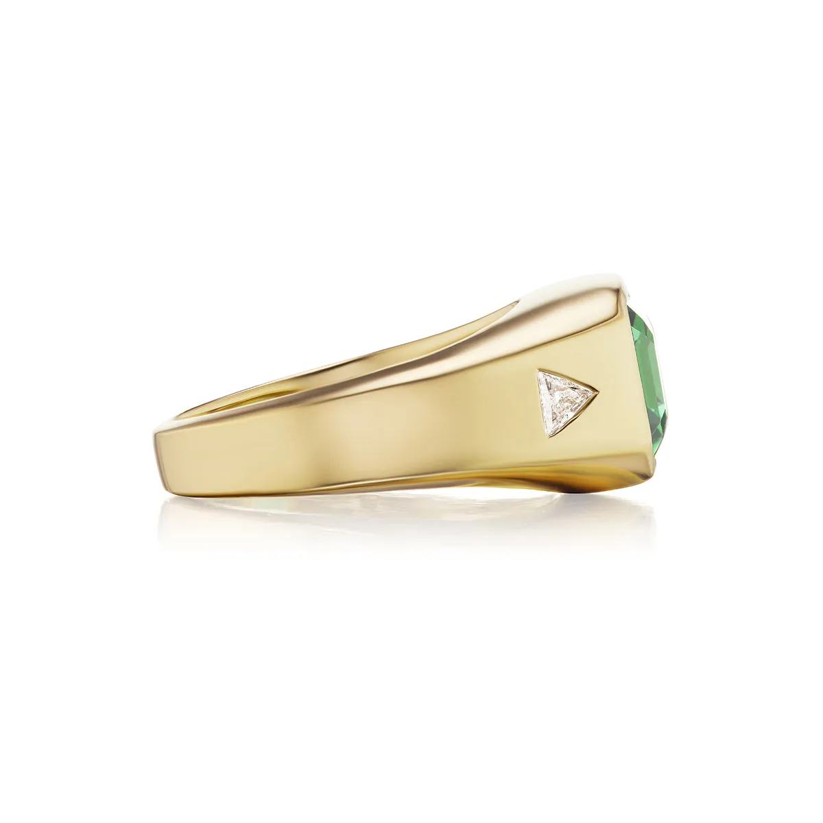 Creation Ring in Minty-Green Tourmaline