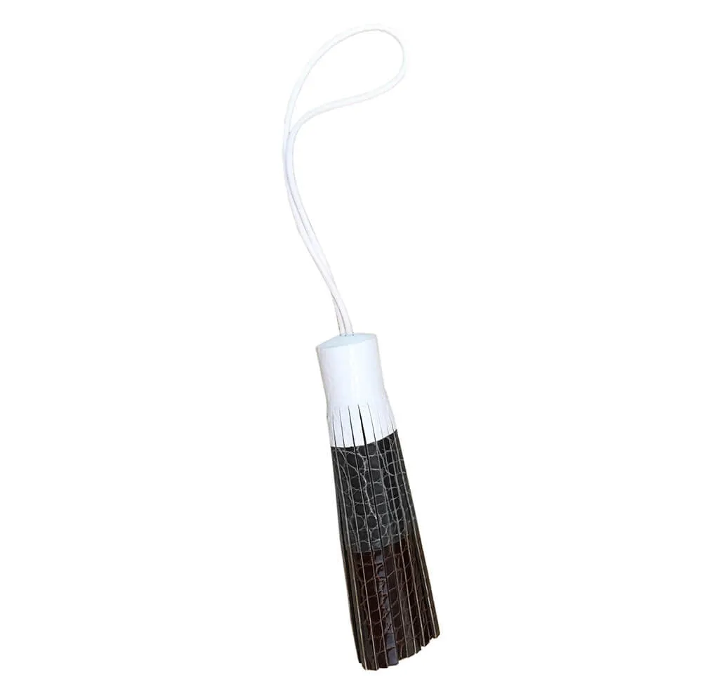 Crocodile Tri-Color Limited Edition Bag Tassel