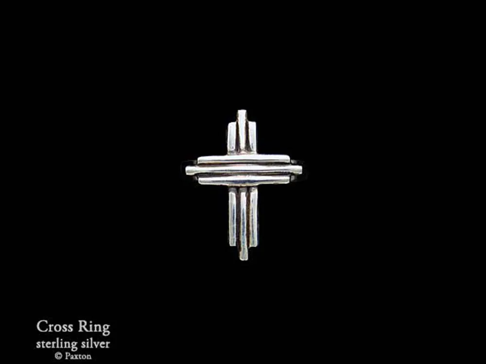 Cross Ring Sterling Silver