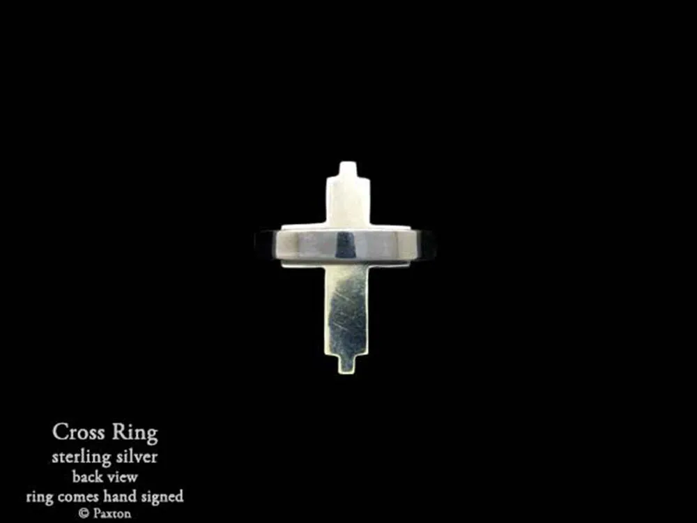 Cross Ring Sterling Silver