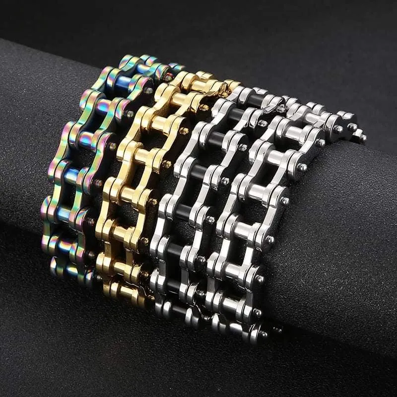 Cycolinks Mens Rainbow Bracelet