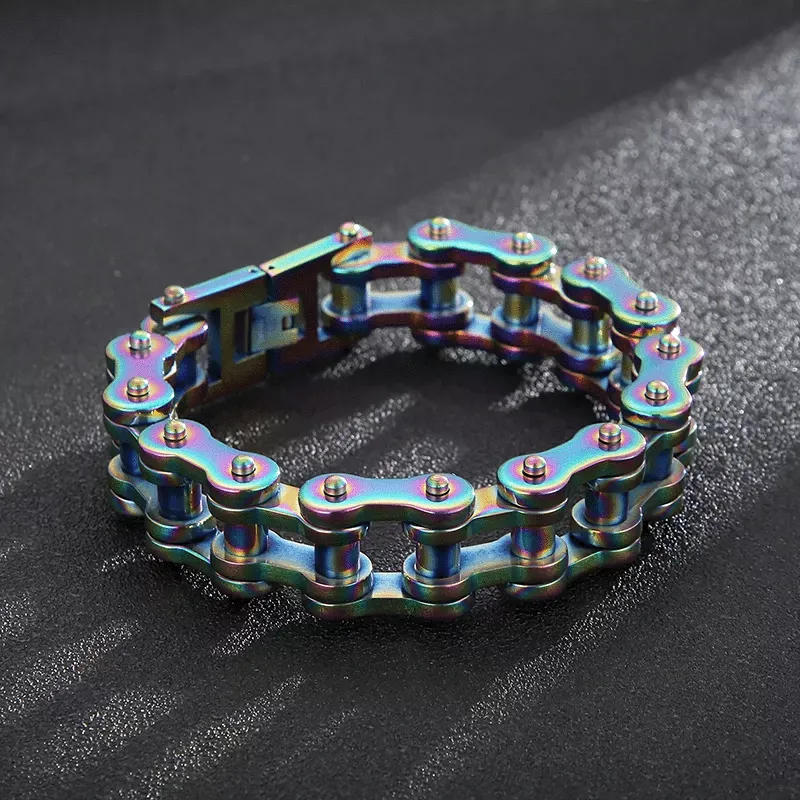 Cycolinks Mens Rainbow Bracelet