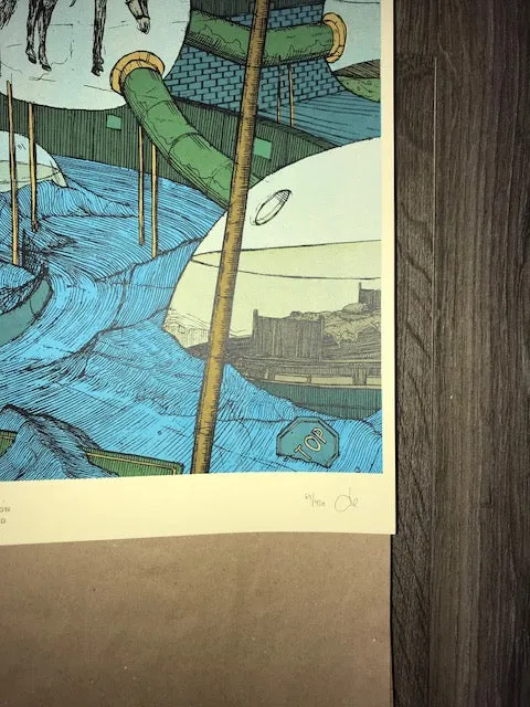 Dan Black, Landland "TPC3 Phish 1.2, 1993-1995" Screenprinted Poster S/N'd