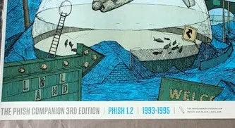 Dan Black, Landland "TPC3 Phish 1.2, 1993-1995" Screenprinted Poster S/N'd