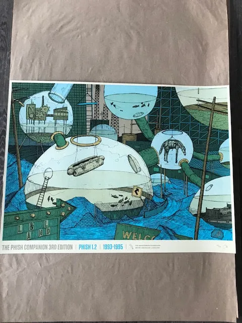 Dan Black, Landland "TPC3 Phish 1.2, 1993-1995" Screenprinted Poster S/N'd