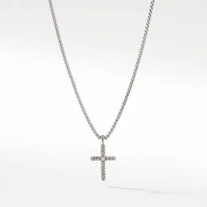 David Yurman Cross Necklace with Diamond