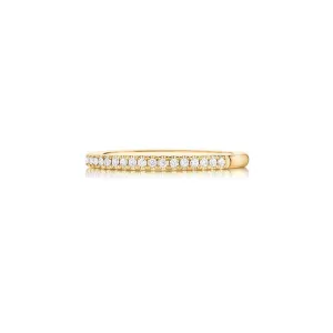 Delicate Diamond Pave Wedding Band