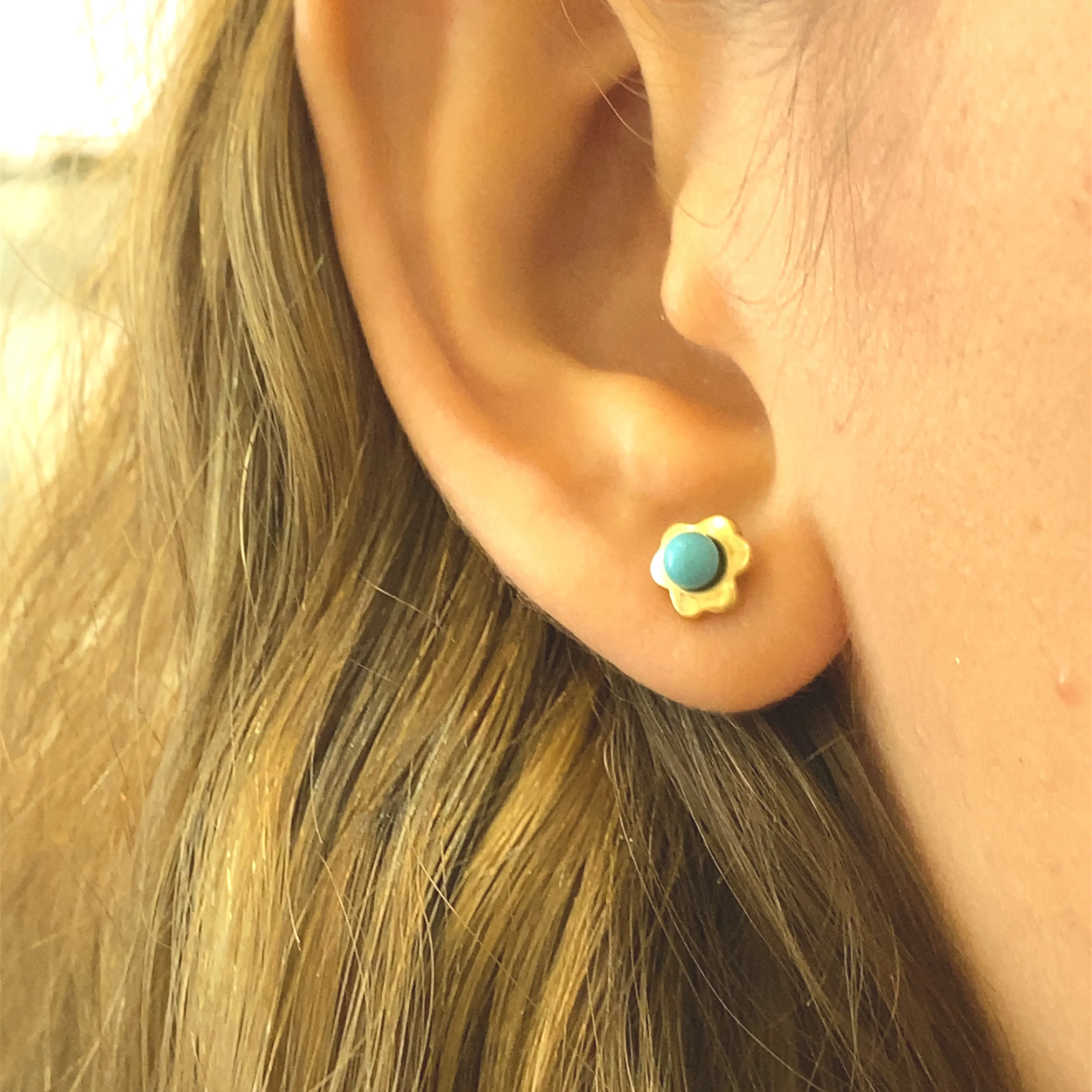 Delicate Flower Earrings - 37888/32751