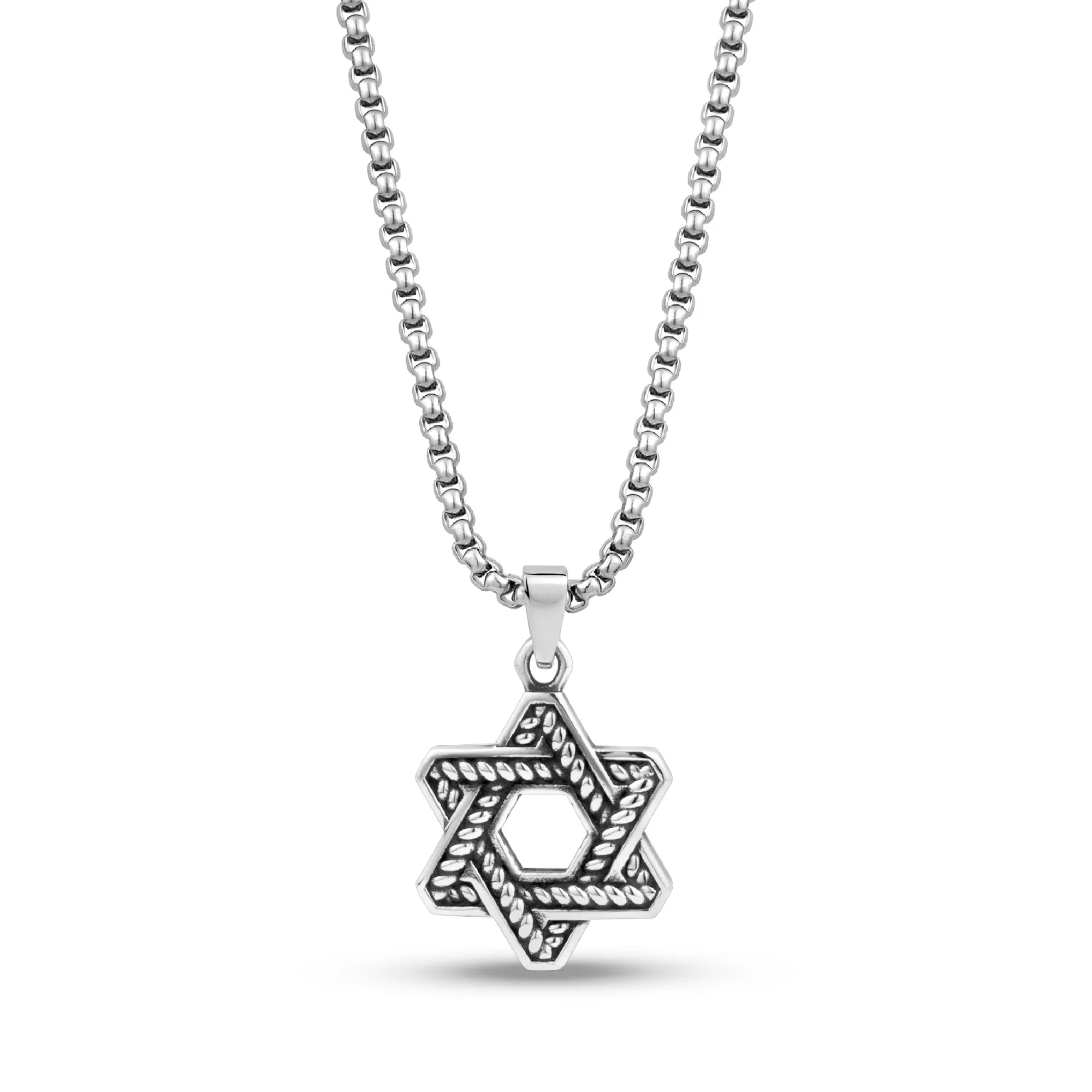 Detailed Star of David Pendant
