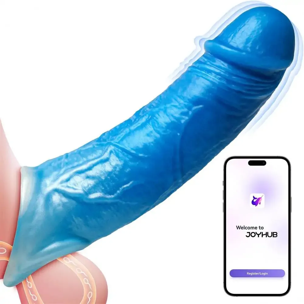 DOMINIX Realistic Vibrating Penis Sleeve with Remote Control & App