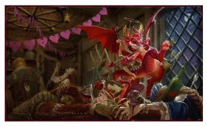 DRAGON SHIELD - VALENTINE DRAGON - 24" X 14" - LIMITED EDITION
