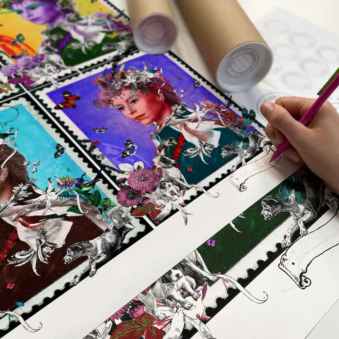 Drottning Elizabeth - Shapero Edition - Art Print