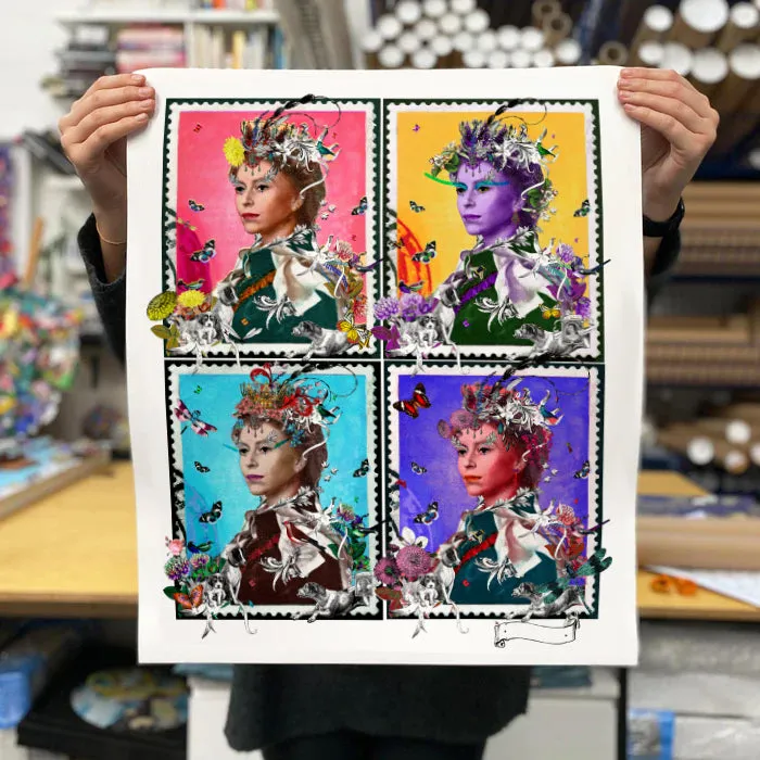 Drottning Elizabeth - Shapero Edition - Art Print