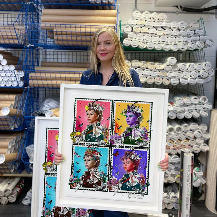 Drottning Elizabeth - Shapero Edition - Art Print