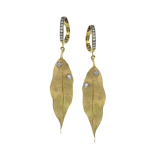 Earring in 18k Gold with Diamonds