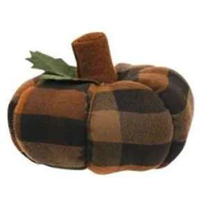 Earthtone Plaid Pumpkin