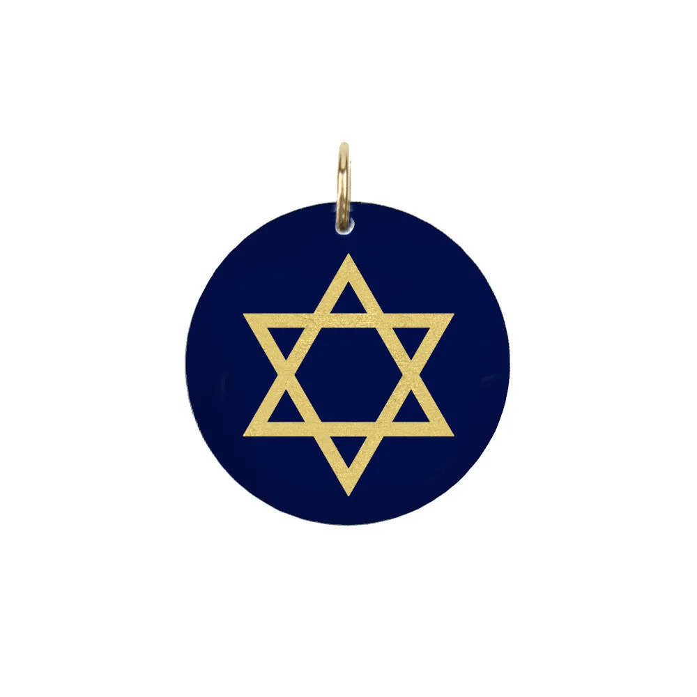 Eden Star of David Charm (WS)
