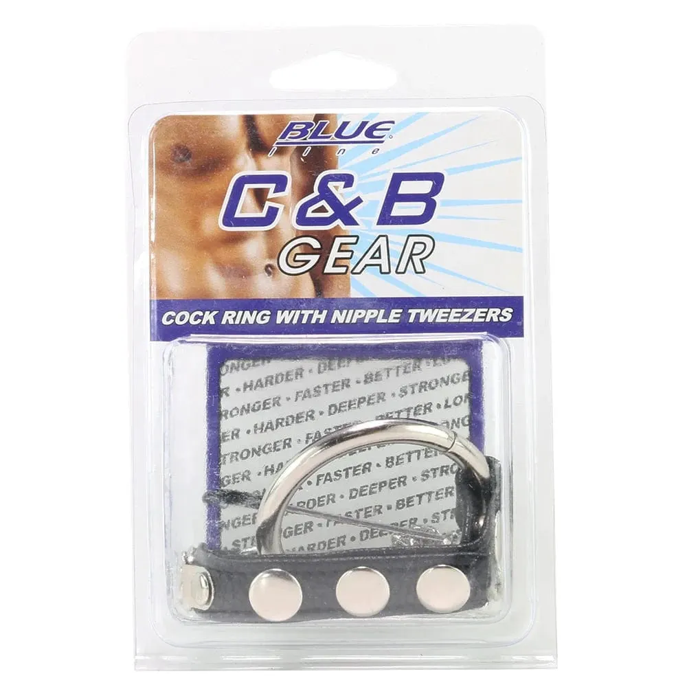 Electric Eel Cock Ring with Nipple Tweezers