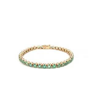 Emerald Eternity Bracelet
