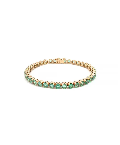 Emerald Eternity Bracelet