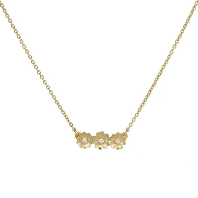 Flower Bar Necklace