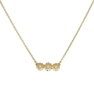 Flower Bar Necklace