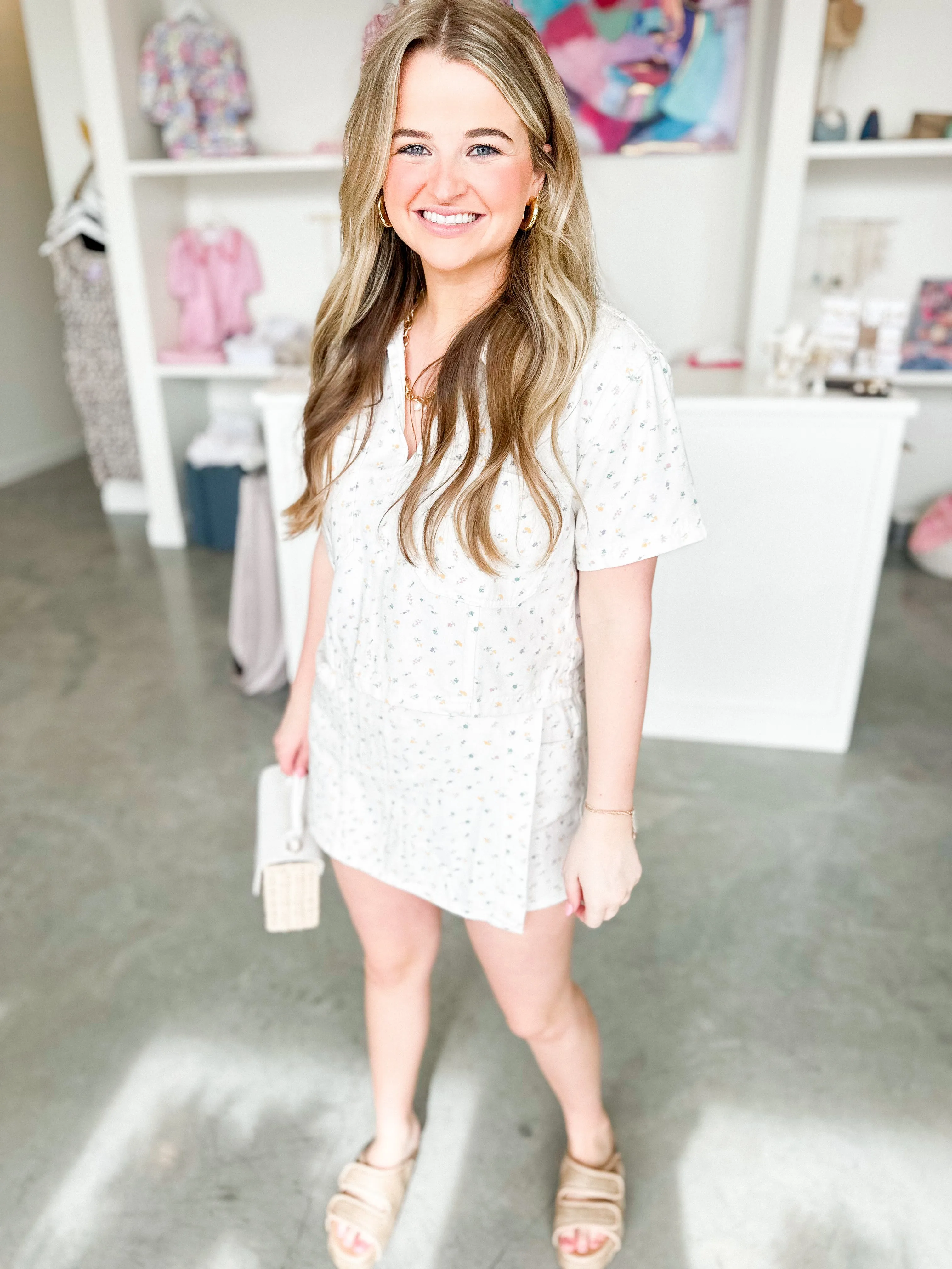 Flower Patch Denim Set