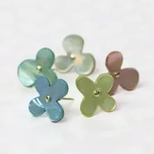 Flower Push Pins of Oyster Shell
