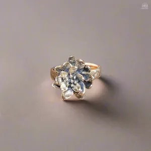 Flower silver 925 ring