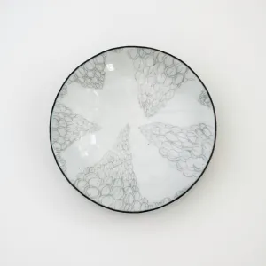 Flower Tower Enamelware Bowl