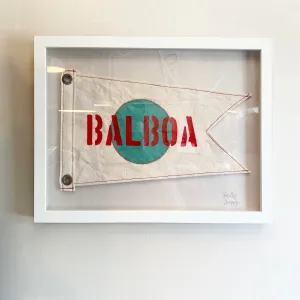 Framed "Balboa" Flag