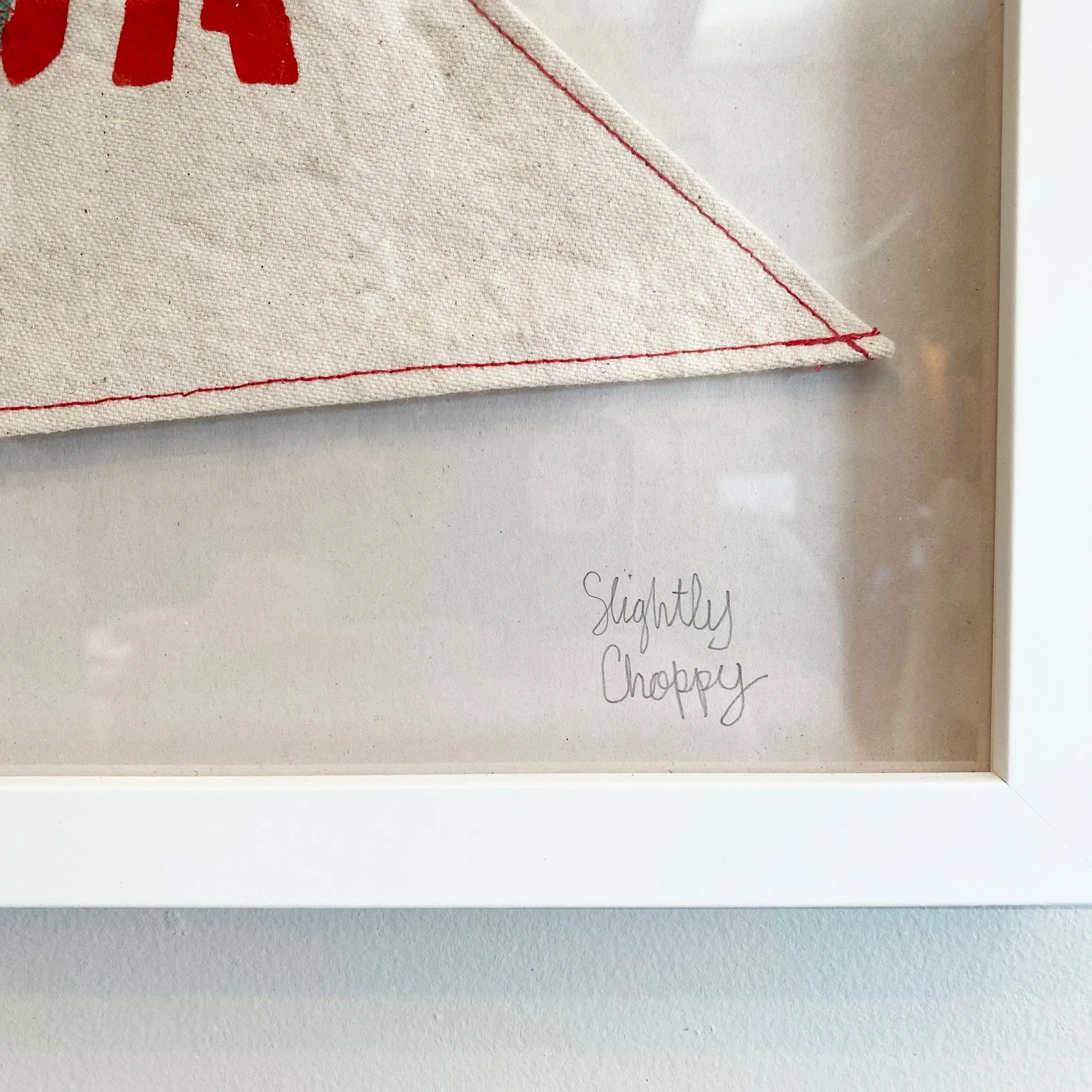 Framed "Balboa" Flag