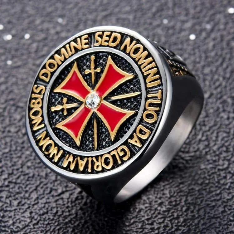 Freemason Masonic Cross Pattée Ring