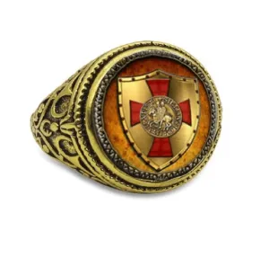 Freemasonry Cross Pattée Adjustable Ring