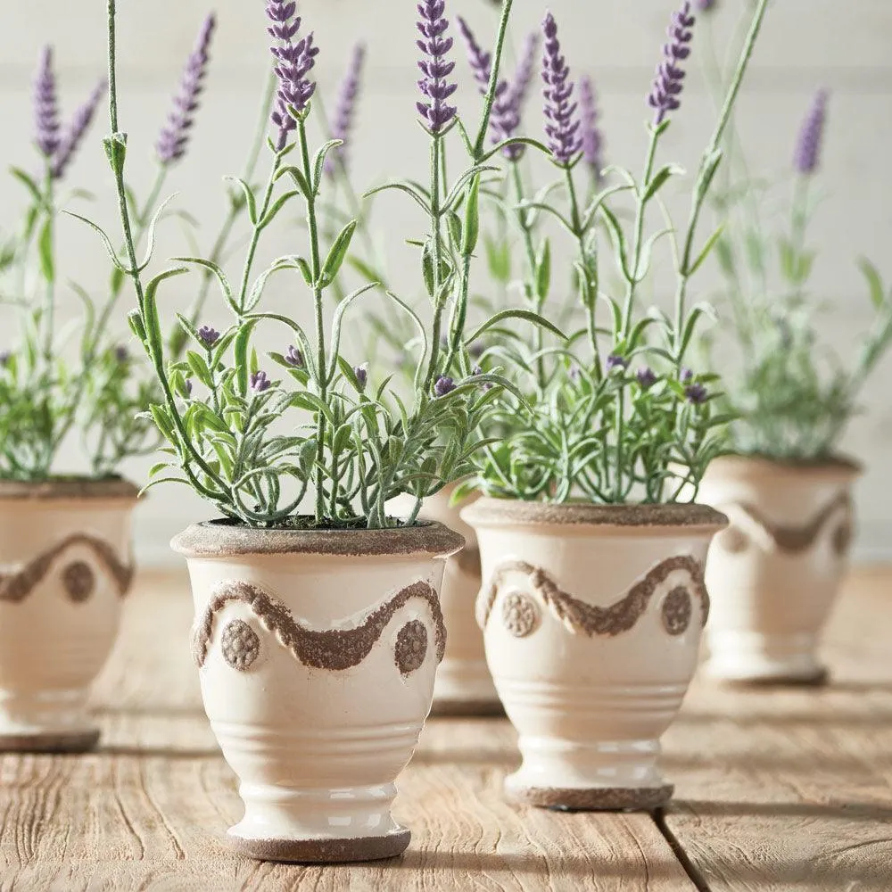 French Lavender Drop In 13", Set Of 6