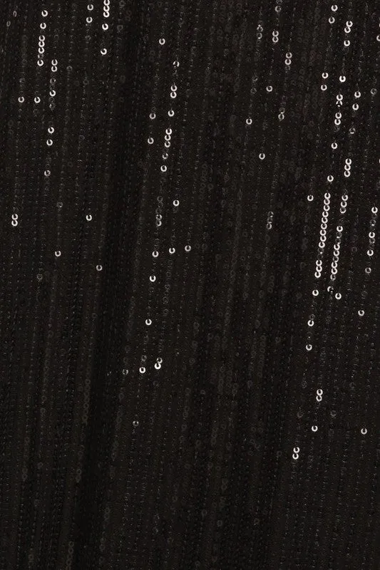 GLAMOUR SEQUIN MIDI DRESS