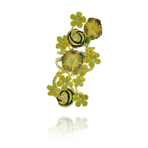 Golden Blossoms Ring