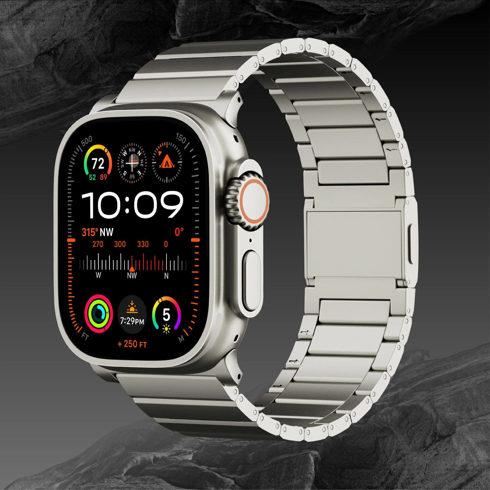 Grade 2 Titanium Magnetic Band for Apple Watch Ultra