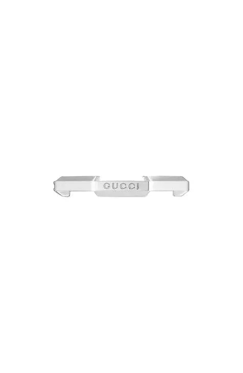 Gucci 18K White Gold Link To Love Ring