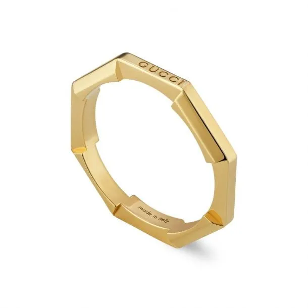 Gucci 18K Yellow Gold Link To Love Ring
