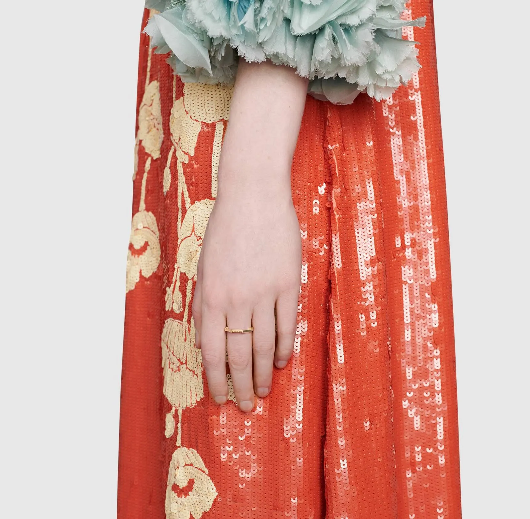 Gucci 18K Yellow Gold Link To Love Ring